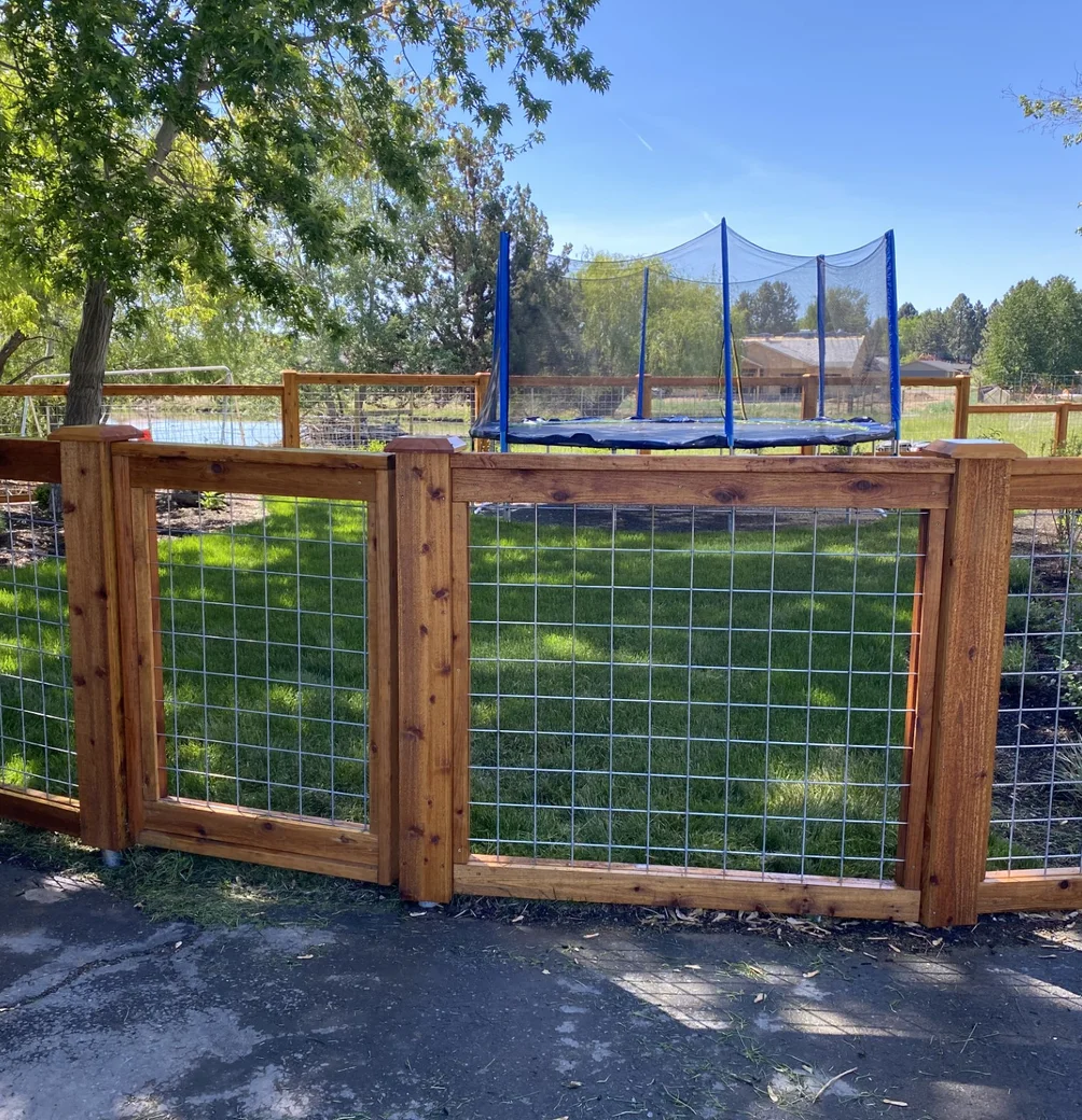 wire mesh fence installation bend oregon